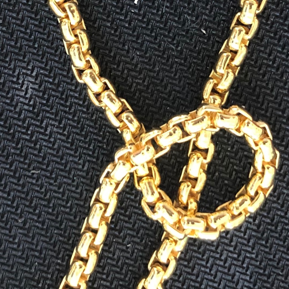Gold chain from Italy - 925 at its best! 22" - Picture 5 of 8